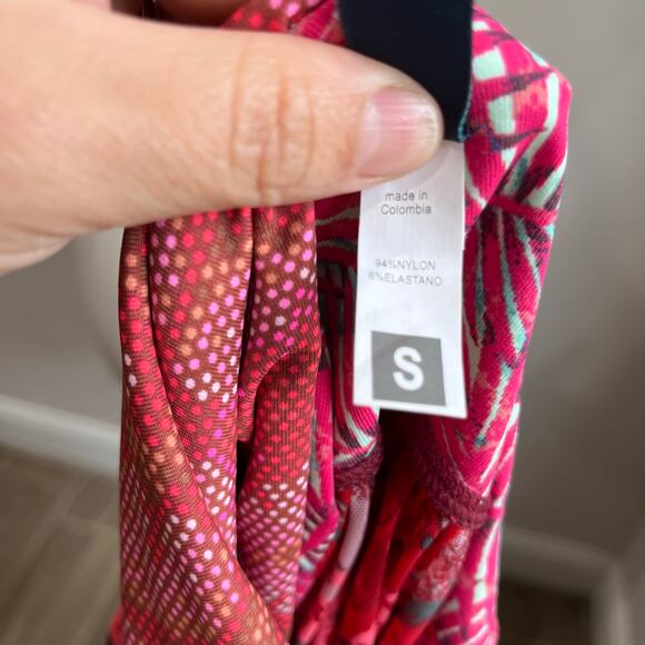 Maaji Swim Cover Up Coreset Mesh Mini Dress With Horse Print Size Small - Picture 6 of 11